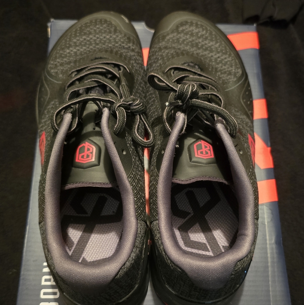 Born Primitive Black and Red Athletic Shoes with Mesh Upper